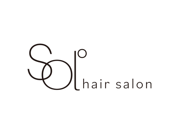 ヘアサロン「sol°」ロゴデザイン制作事例